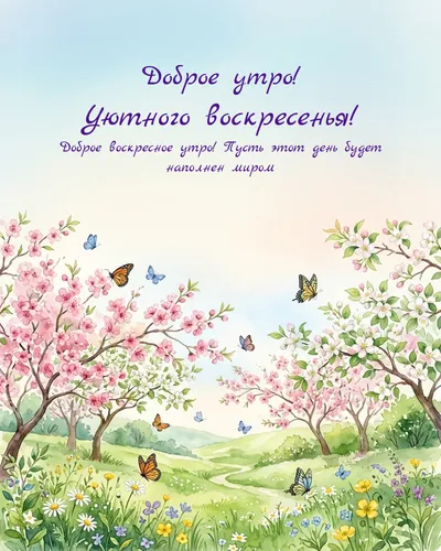 Доброе утро! Уютного воскресенья! — morning spring 11